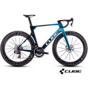 CUBE LITENING AERO C:68X SLX carbon road bike - chromeblue´n´liquidblue - CUBE - Evelostore