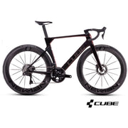 CUBE LITENING AERO C:68X SLT bici da corsa - solareclipse n carbonio