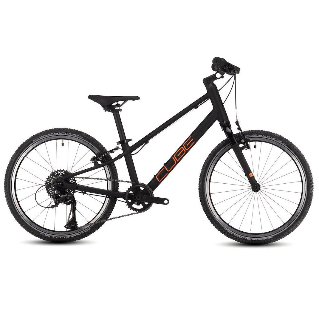 CUBE NUMOVE 200 children bicycle - black/orange - CUBE - Evelostore