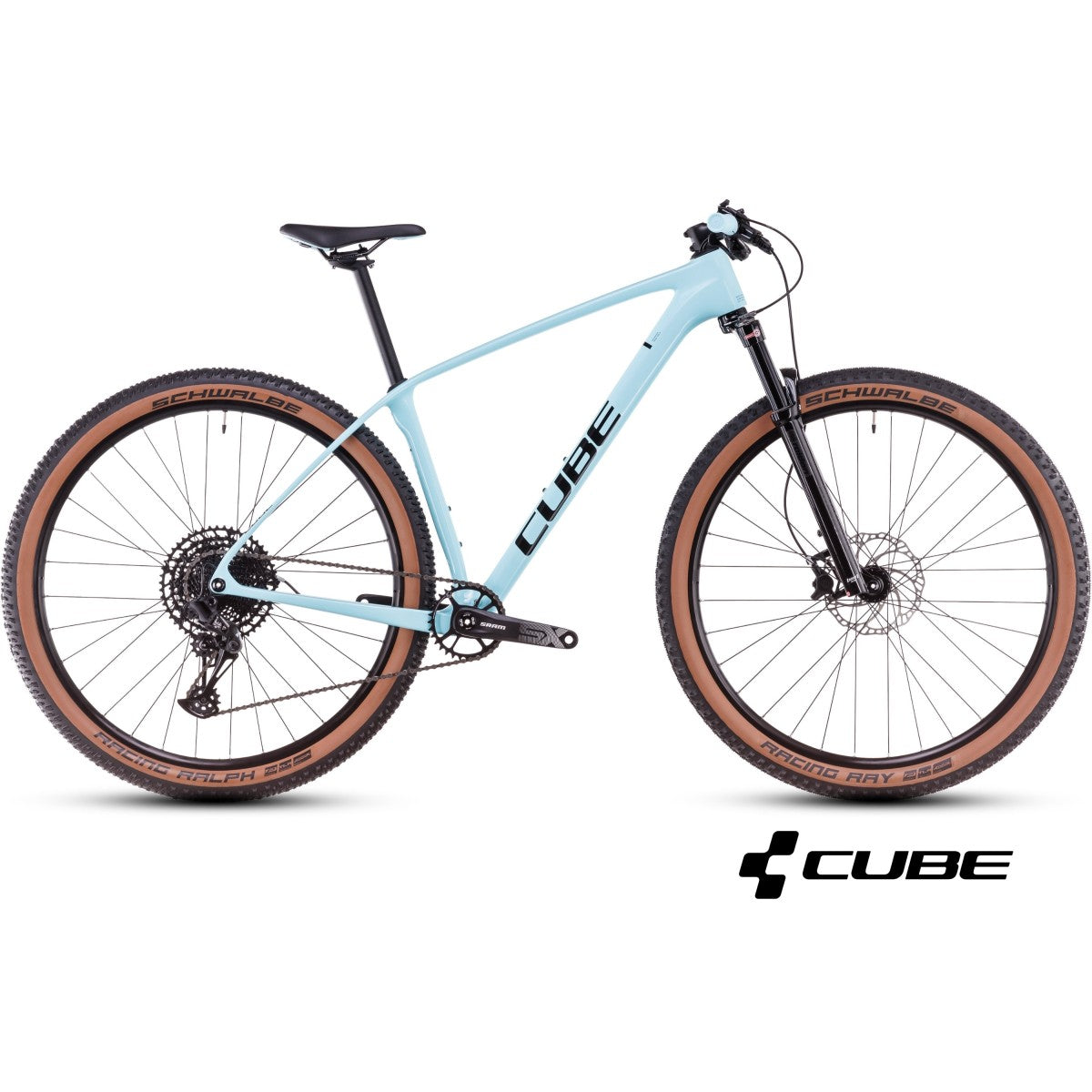 CUBE REACTION C:62 ONE 29 mountain bike - dazzle´n´black