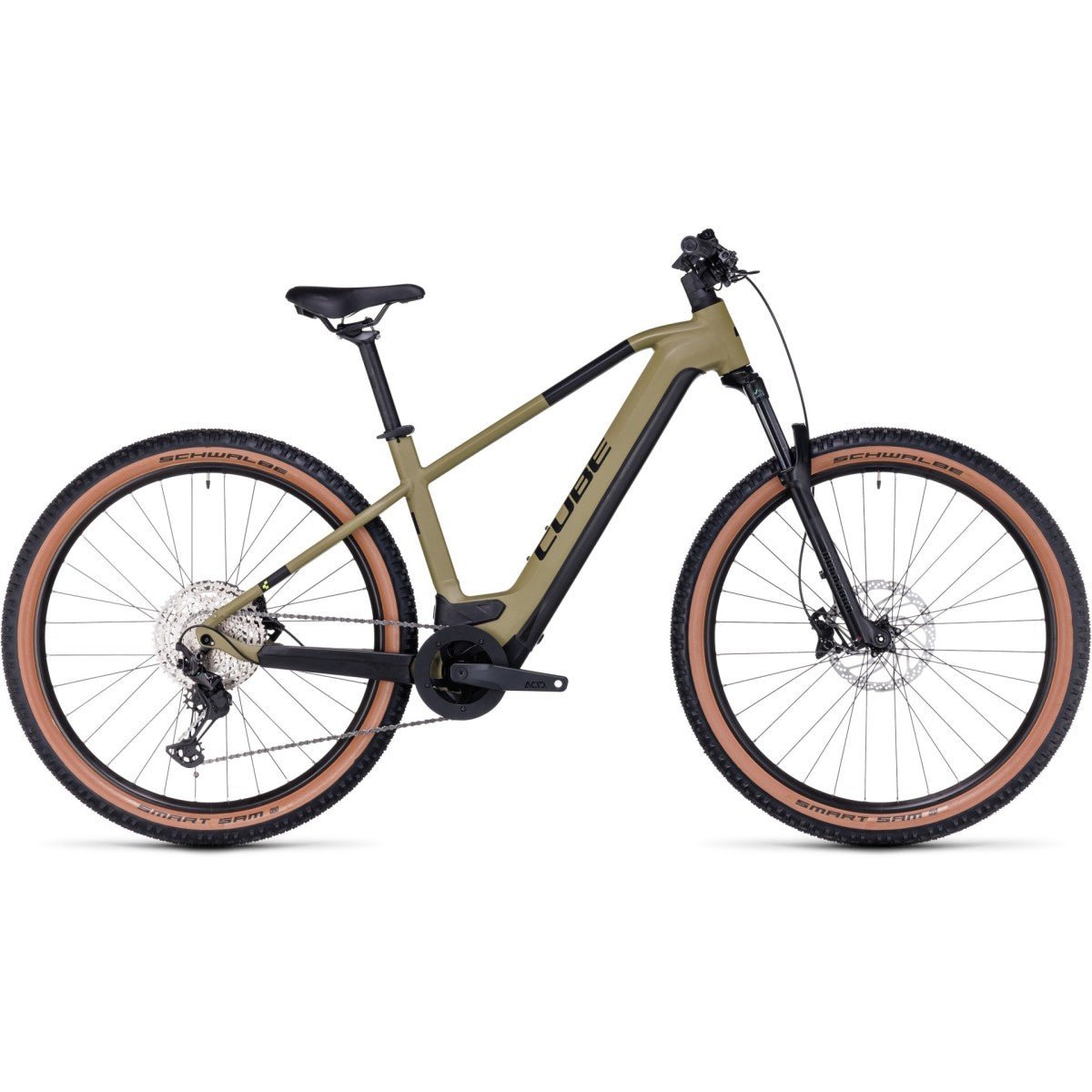 CUBE REACTION HYBRID RACE 750 29 electric mountainbike - olive´n´green - CUBE - Evelostore