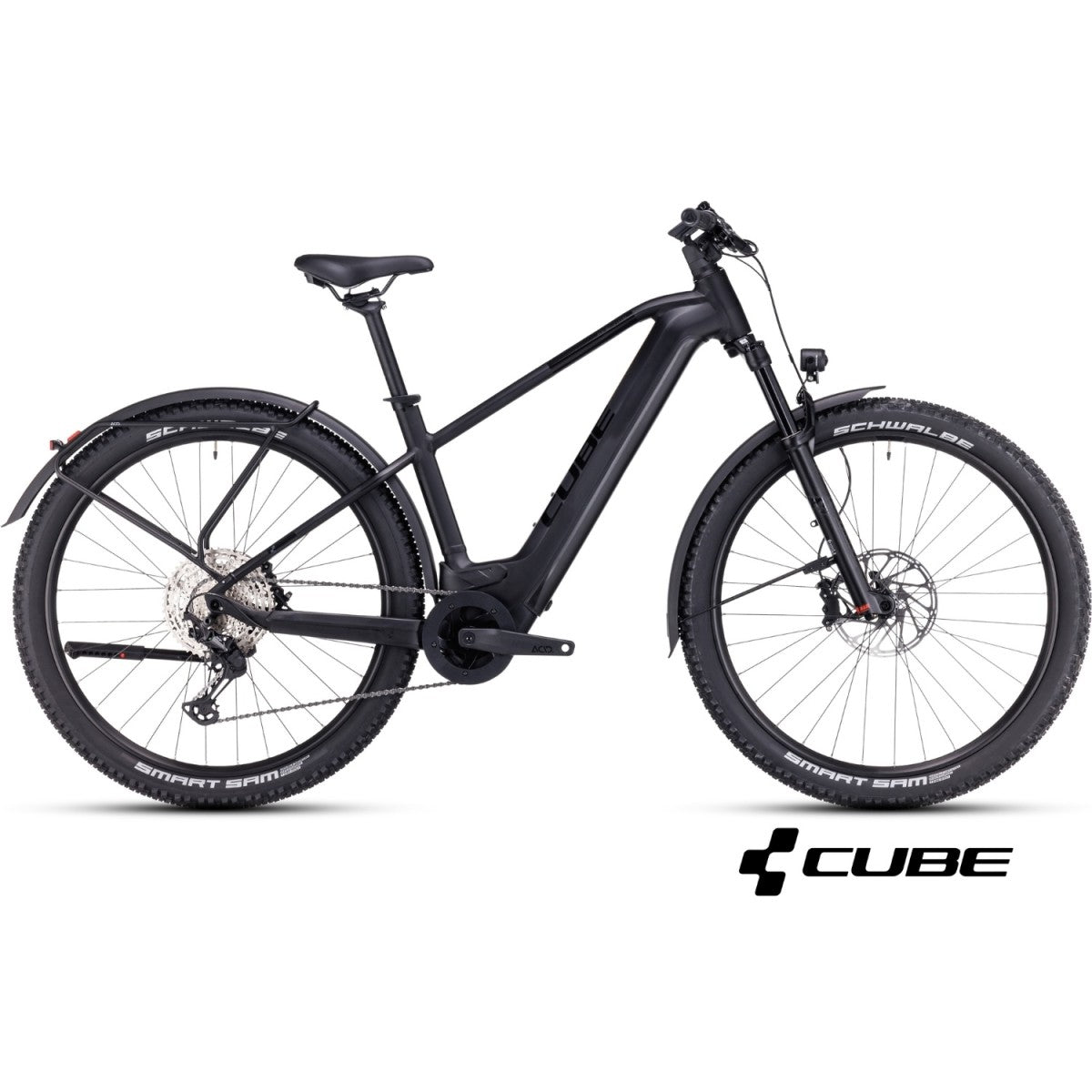 CUBE REACTION HYBRID SLX 750 ALLROAD 29 electric bike - black´n´reflex - CUBE - Evelostore