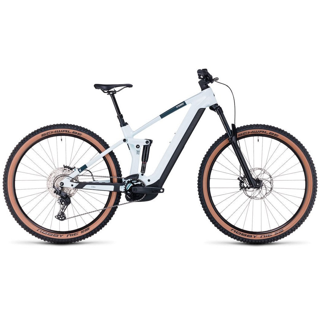 CUBE STEREO HYBRID 140 HPC PRO 750 29 electric bike - frostwhite´n´grey