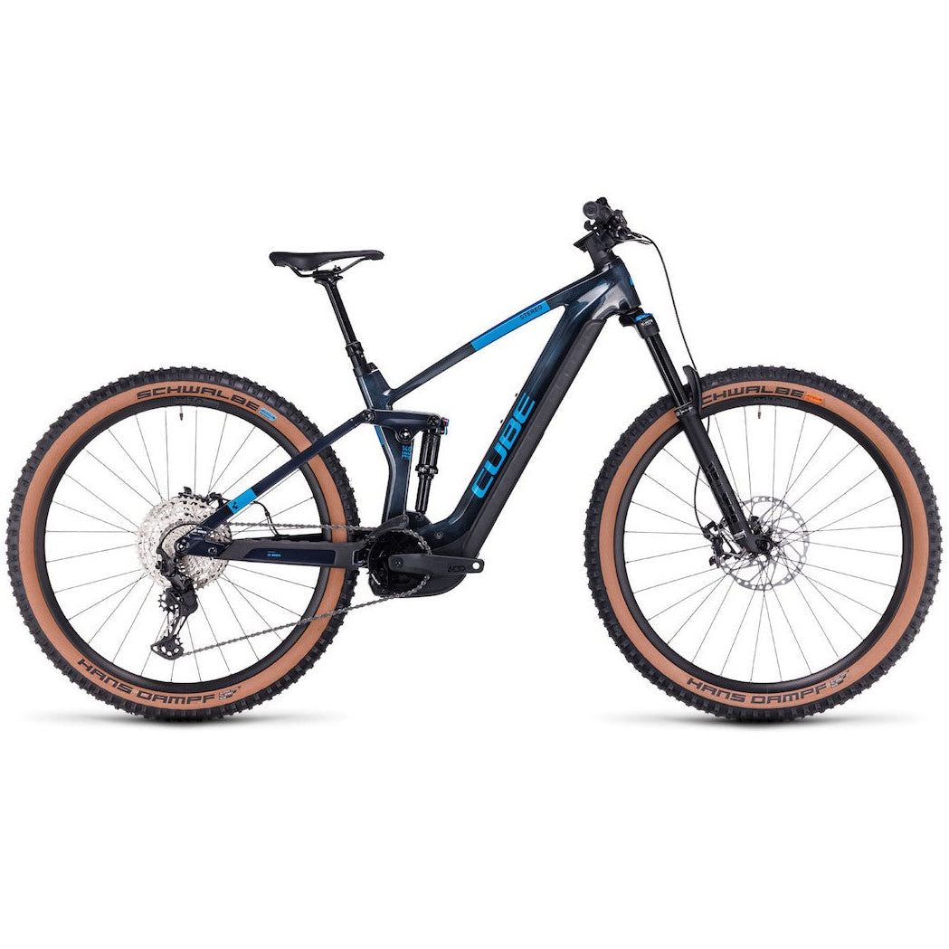 CUBE STEREO HYBRID 140 HPC SLX 750 29 electric mountainbike - liquidblue´n´blue