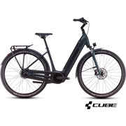 CUBE SUPREME RT HYBRID COMFORT EX 500 28 electric bike - viridian´n´black - CUBE - Evelostore