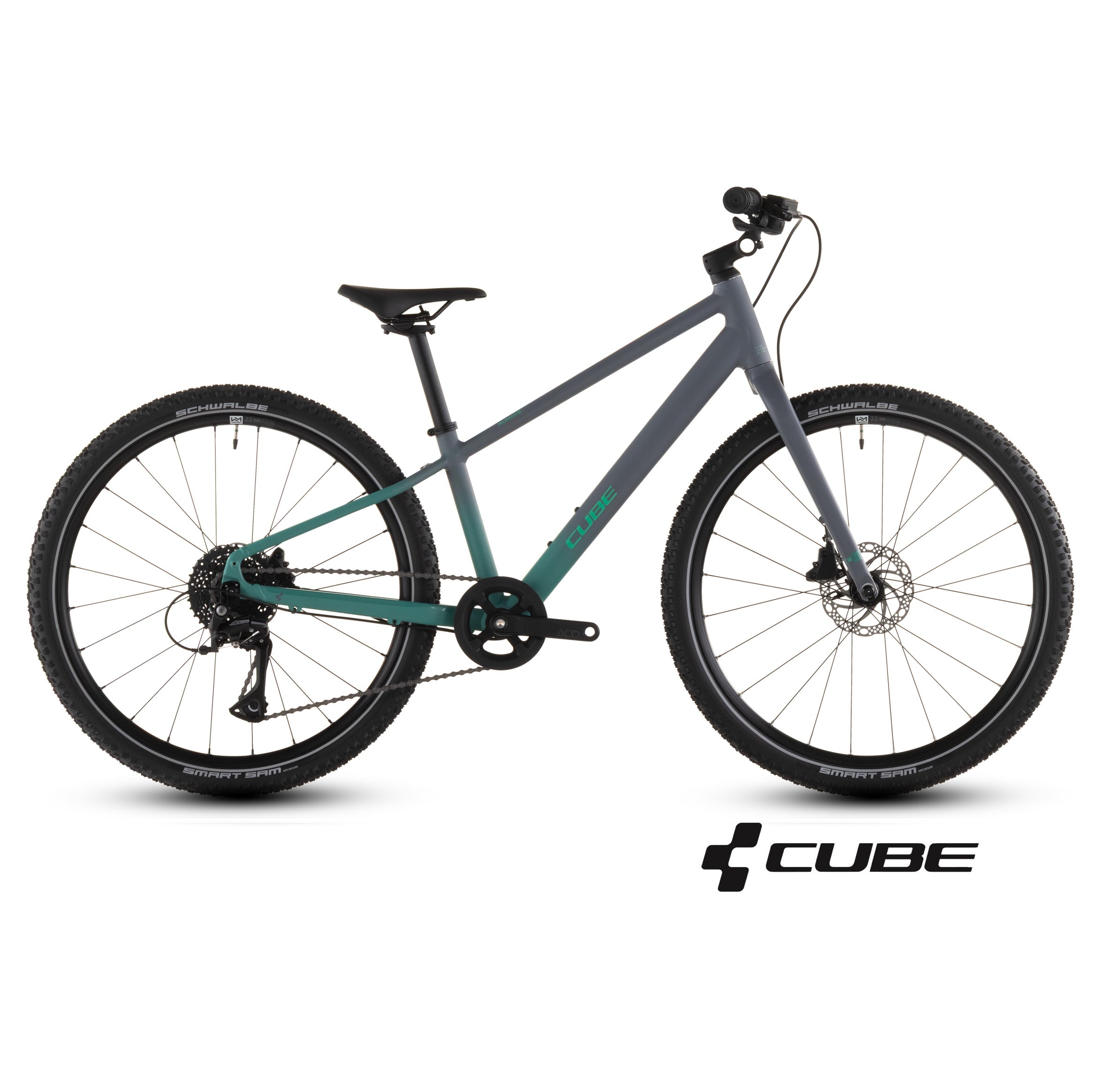 CUBE NUMOVE 240 DISC children bicycle - lavagrey´n´coolgreen
