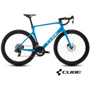 CUBE AGREE C:62 EX Carbon-Rennrad – Topasblau und Weiß