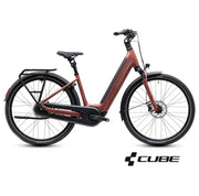 CUBE SUPREME HYBRID COMFORT PRO 600 28 Elektriskais pilsētas velosipēds - burgundy´n´claret 2027