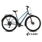 CUBE TOURING ONE Touringcykel - blåfågel och grå