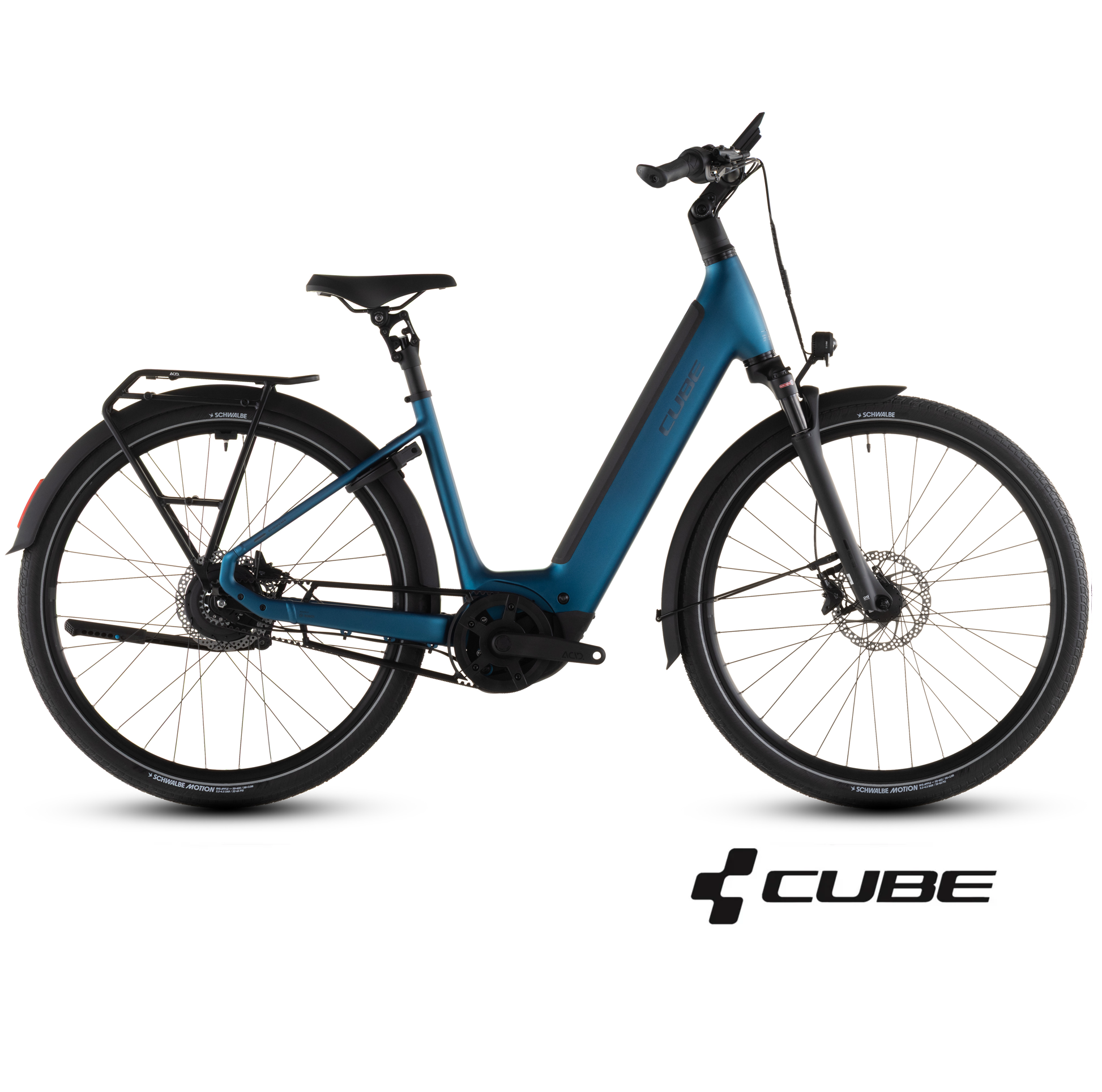 CUBE SUPREME HYBRID DELUXE PRO 600 28 electric bike - electricblue´n´chrome