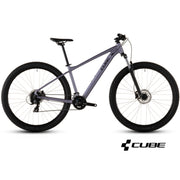 CUBE AIM ONE 29 maastopyörä - vaaleanvioletti ja kromi