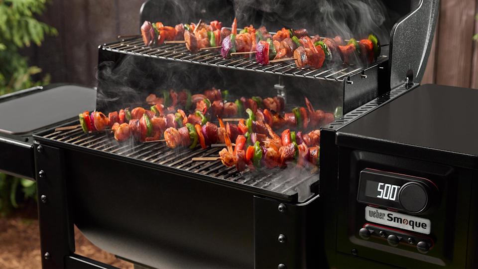 WEBER SMOQUE 500 pellet smoker 1500810 - WEBER - Evelostore