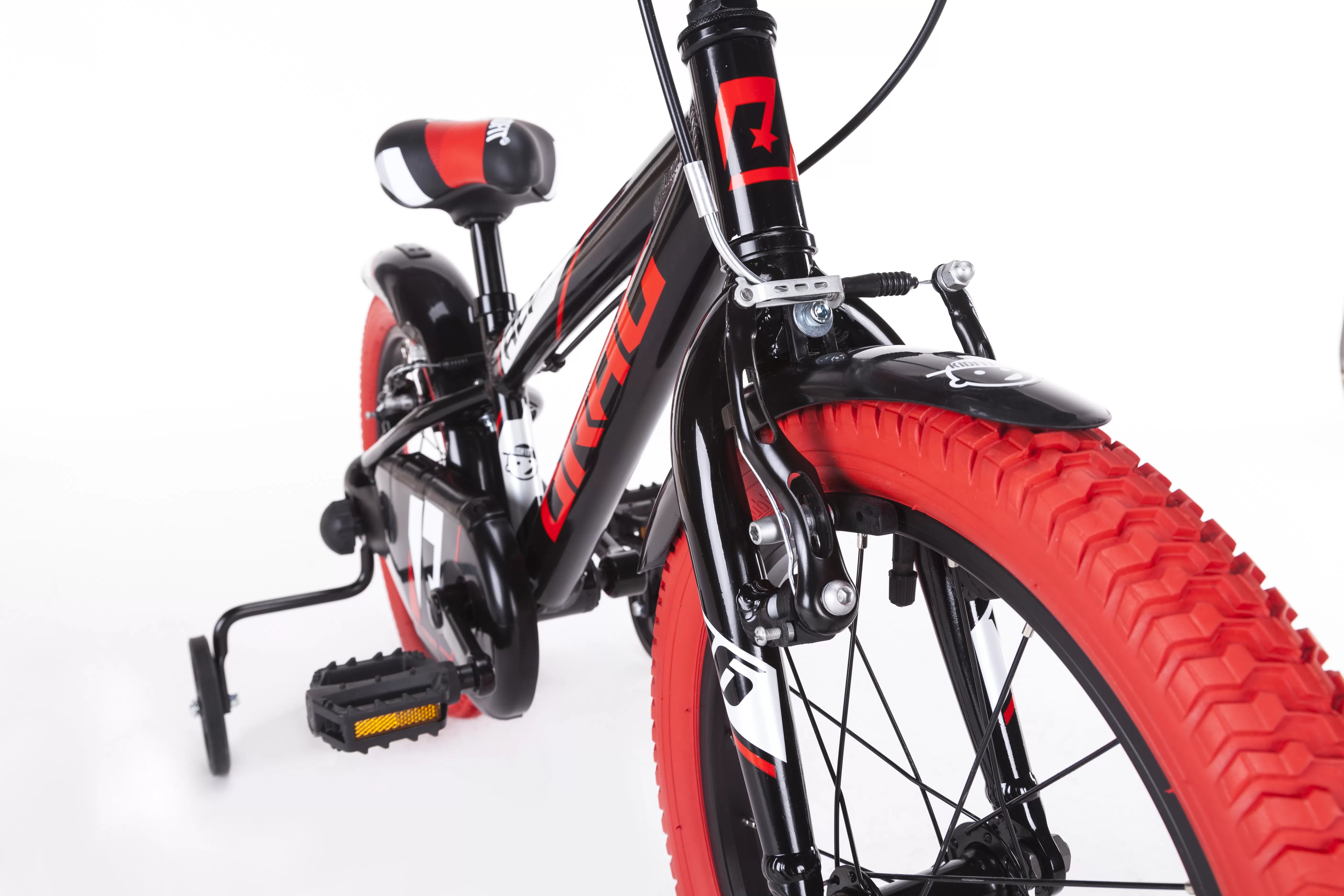 DRAG ALPHA 18 kids bike - black/red