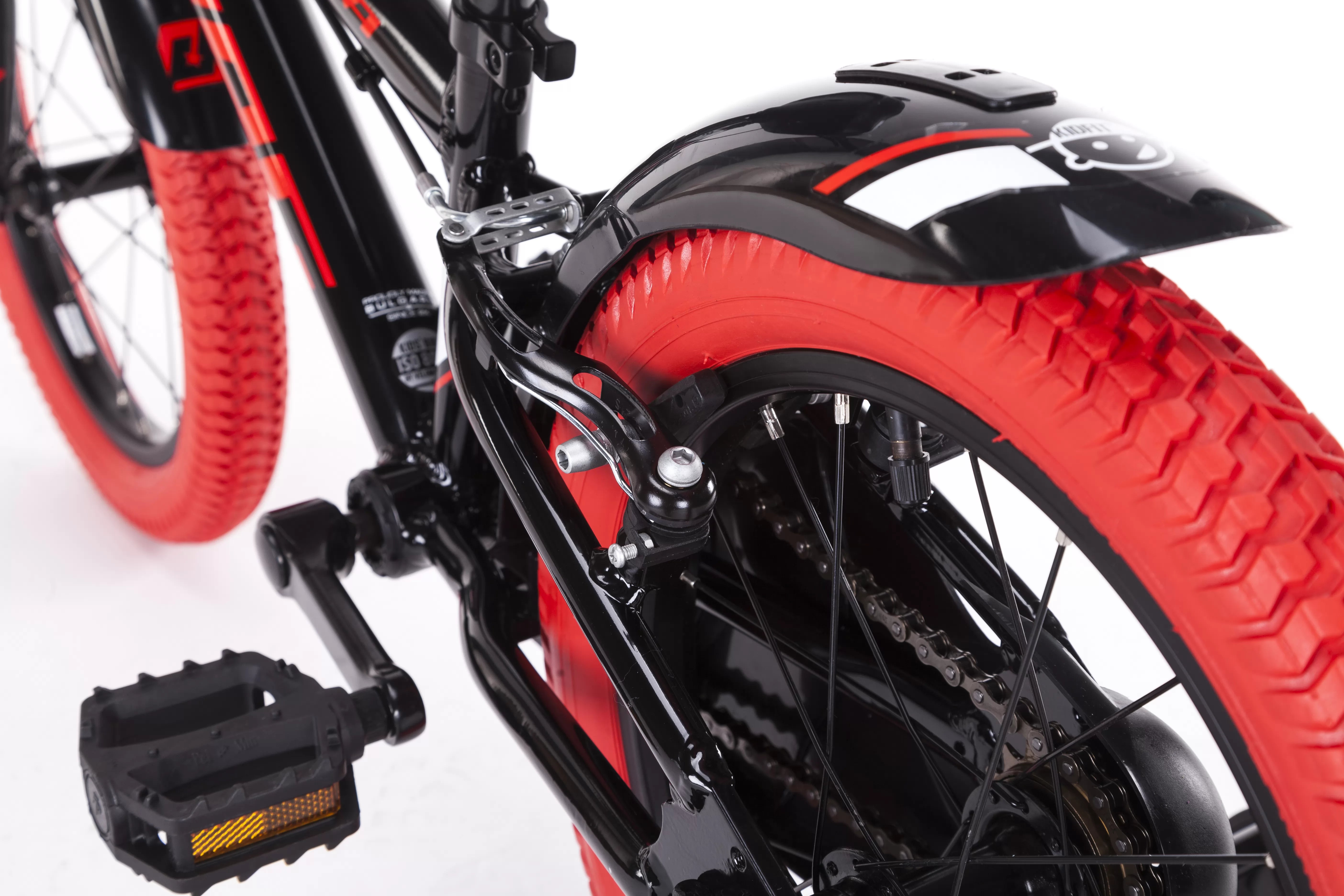 DRAG ALPHA 18 kids bike - black/red