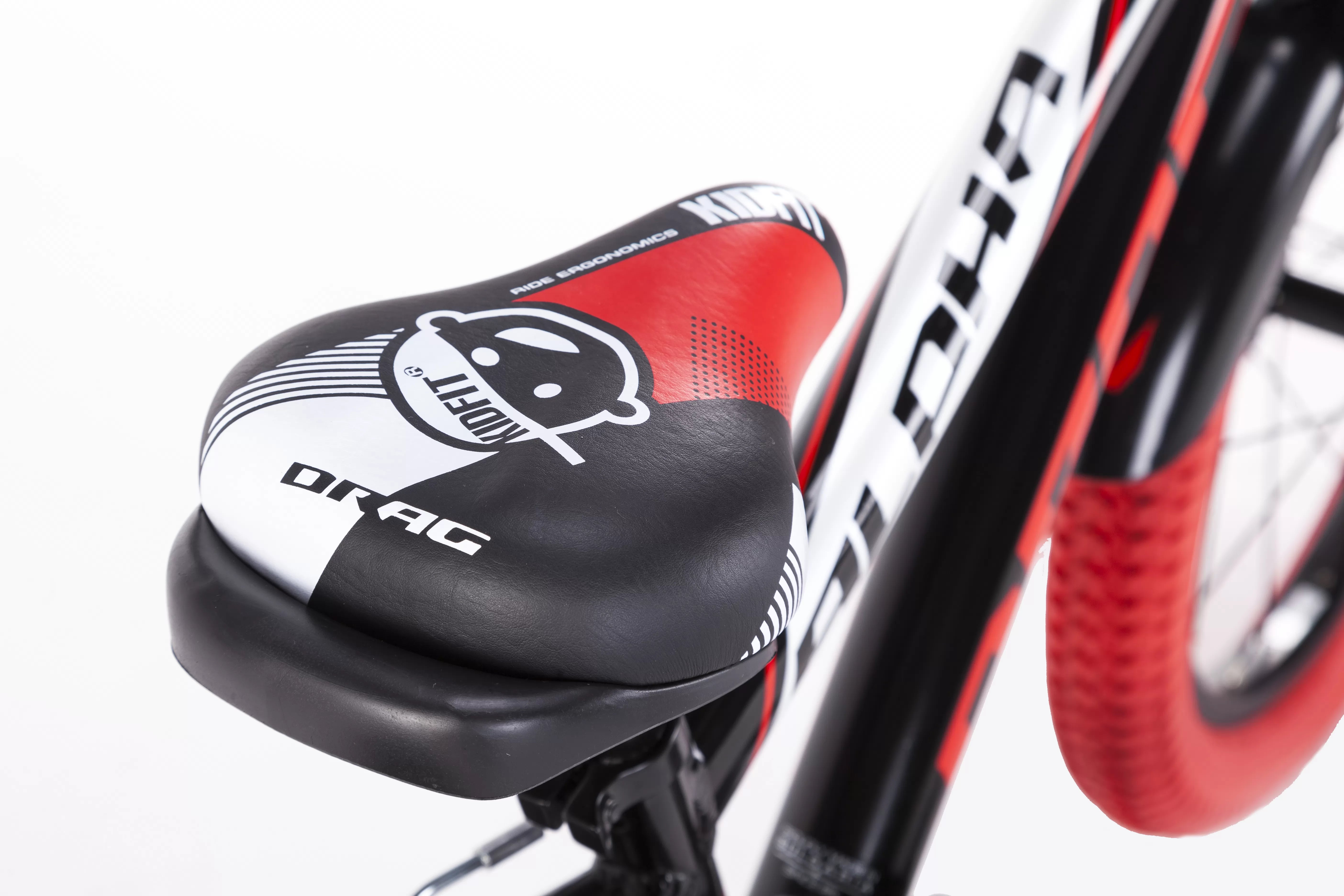 DRAG ALPHA 18 kids bike - black/red