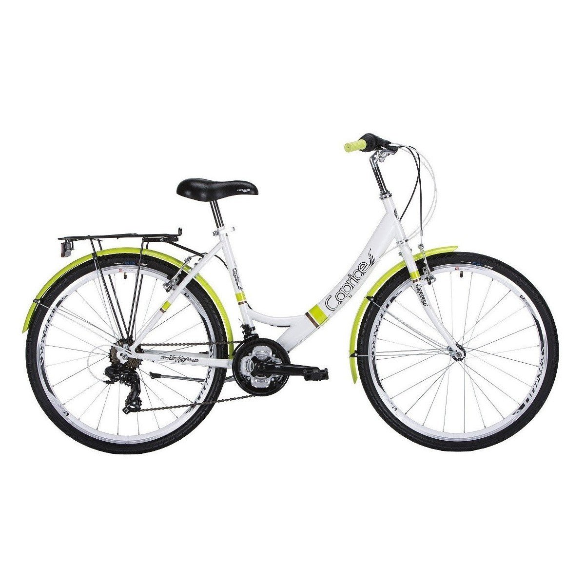 DRAG CAPRICE 28" women's bicycle - white/green - DRAG - Evelostore
