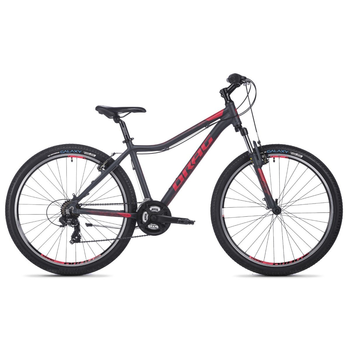 DRAG GRACE 1.0 27.5" bicycle - dark grey/red - DRAG - Evelostore