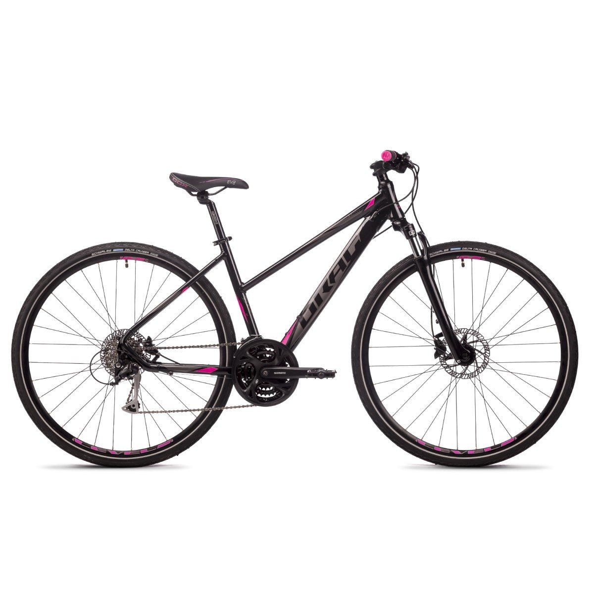 DRAG GRAND CANYON LADY 28" women's bicycle - black/pink - DRAG - Evelostore