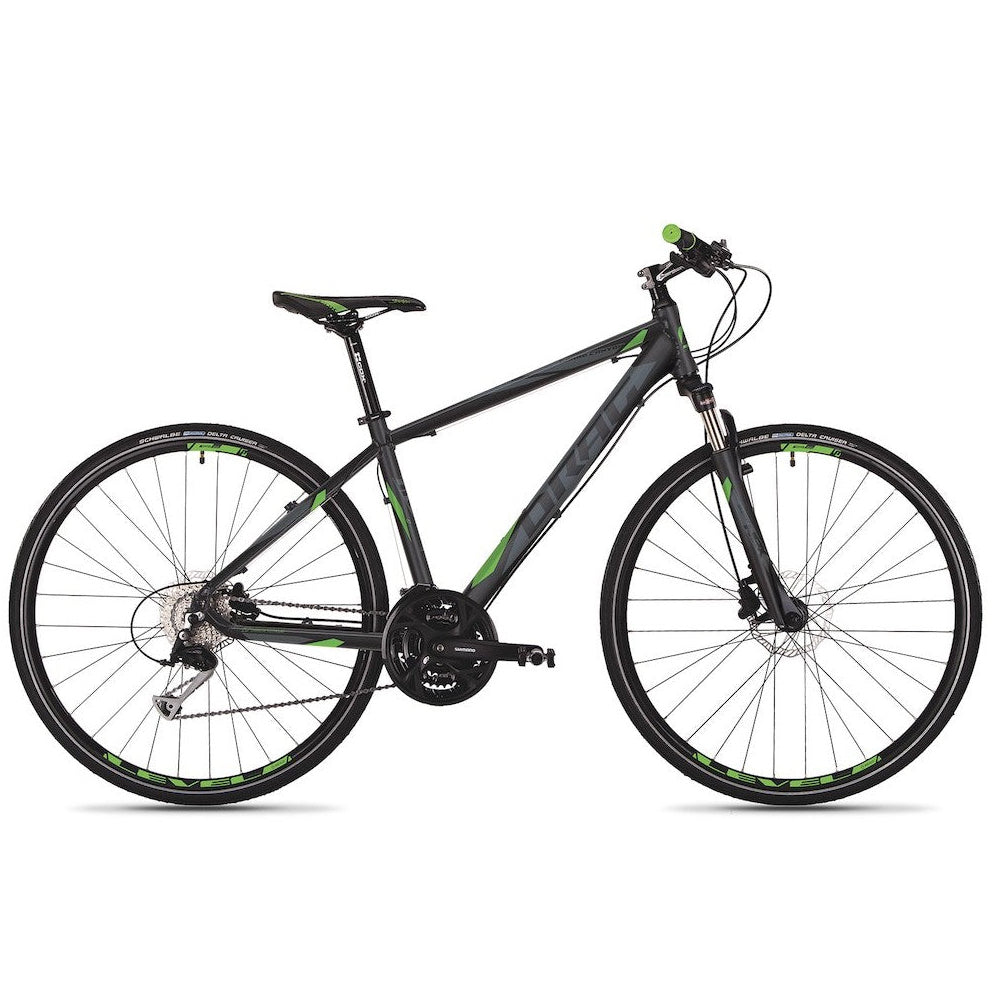 DRAG GRAND CANYON TE 28" dviratis – tamsiai pilka / žalia