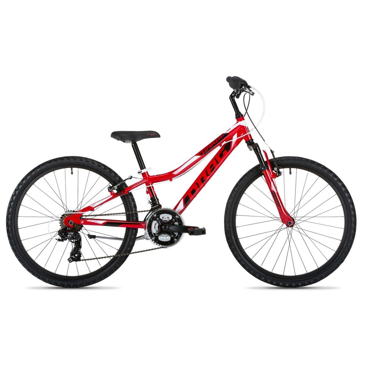 DRAG HARDY JUNIOR 24 kids bike - red/black - DRAG - Evelostore