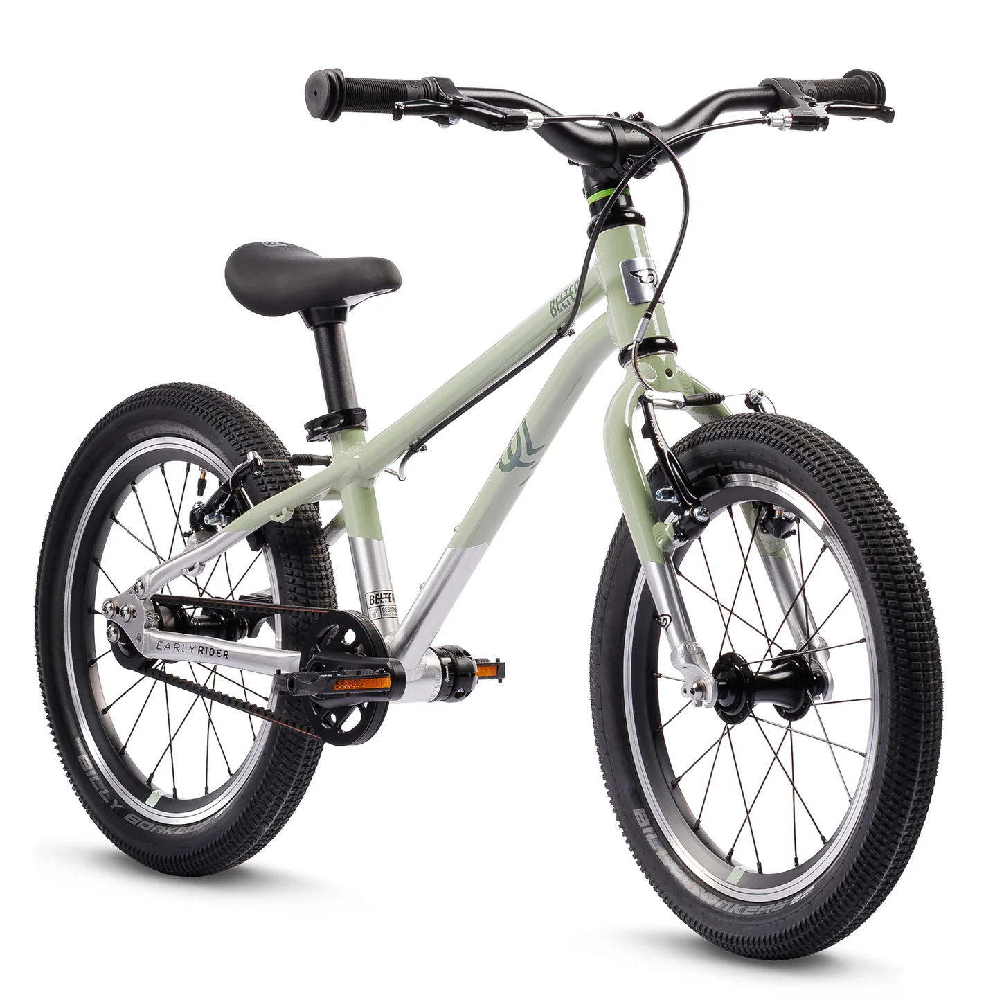 EARLY RIDER BELTER 16 vaikų dviratis – šalavijų žalia