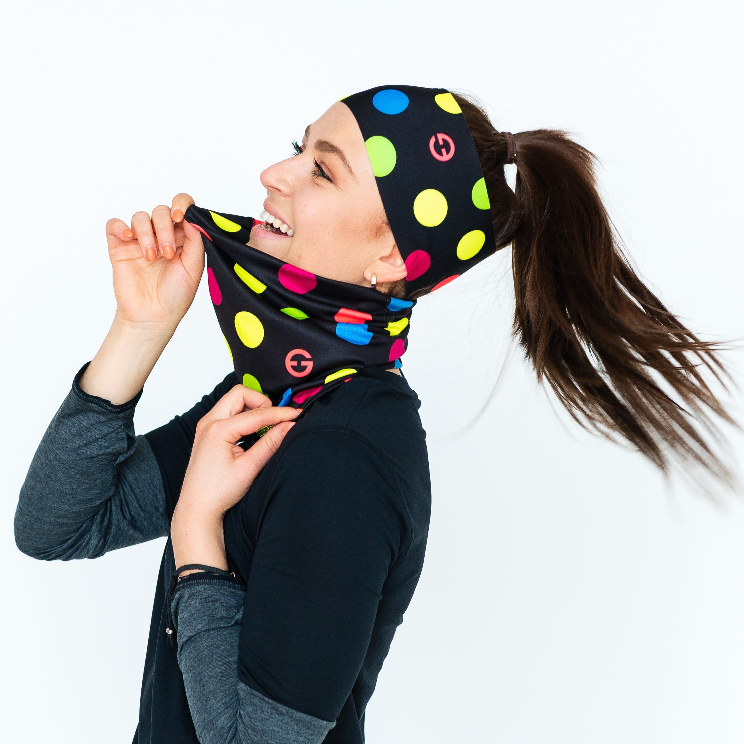 ELEVEN SPORTSWEAR Stirnband Dolomiti DOTS schwarz