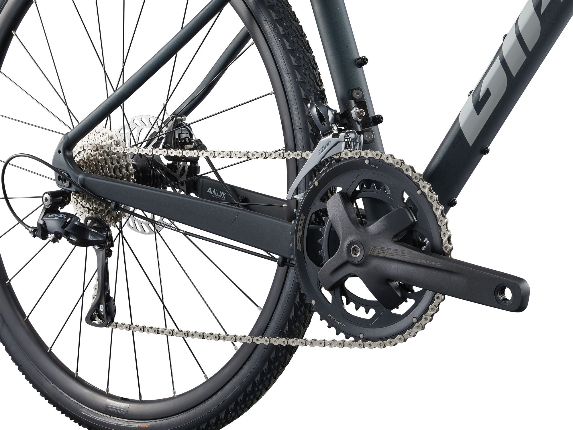 GIANT REVOLT 2 gravel bike - Asphalt Green