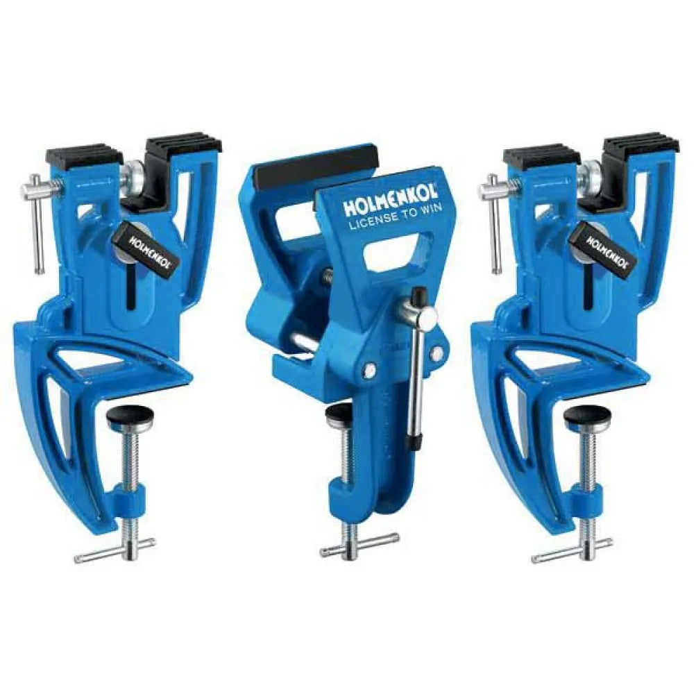 HOLMENKOL SuperProPlus Wide professional aluminium ski tuning vise with 155 mm clamping capacity