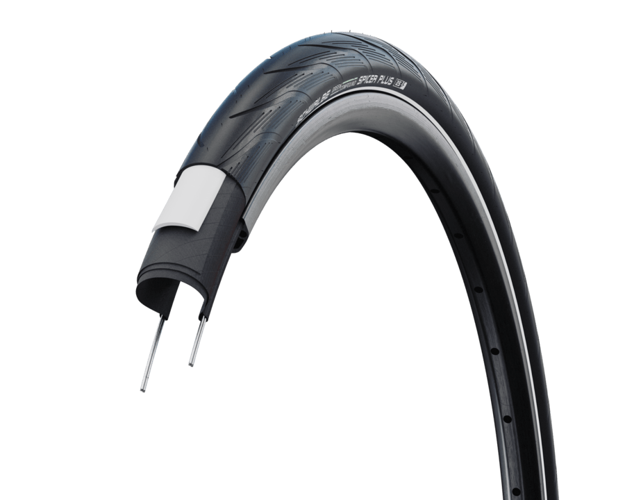 SCHWALBE SPICER PLUS 28 x 1.50 tire - PunctureGuard I Green Compound I black+reflex - SCHWALBE - Evelostore