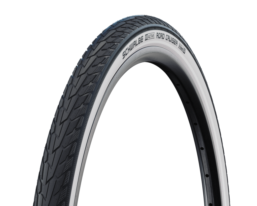SCHWALBE ROAD CRUISER 700 x 40C tire - K-Guard | Green Compound I Whitewall+Reflex