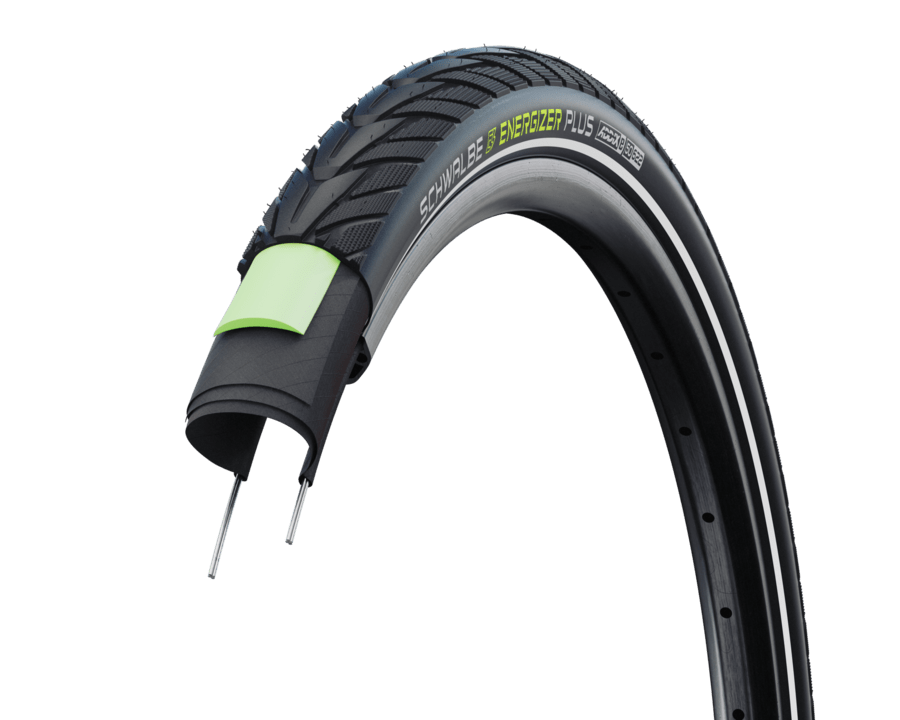 SCHWALBE ENERGIZER PLUS 28" tire - GreenGuard I ADDIX E I Black+Reflex - SCHWALBE - Evelostore