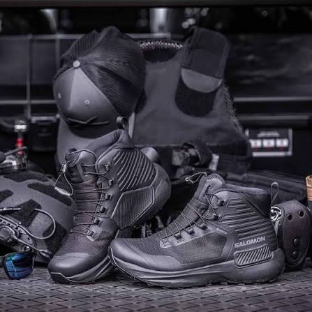 SALOMON GENESIS FORCES GTX schwarze taktische Stiefel