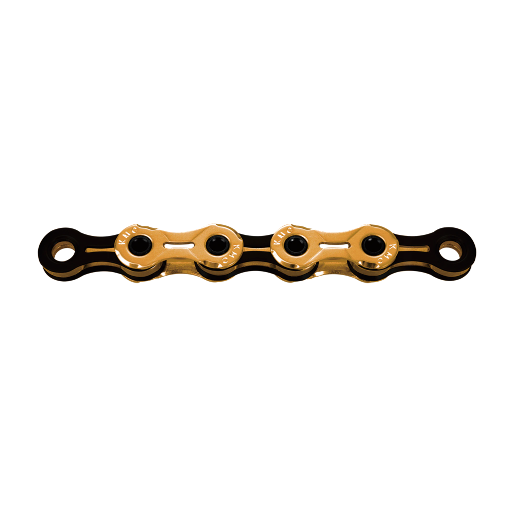 KMC X11SL Ti-N 11-speed Chain - Gold/Black with QuickLink