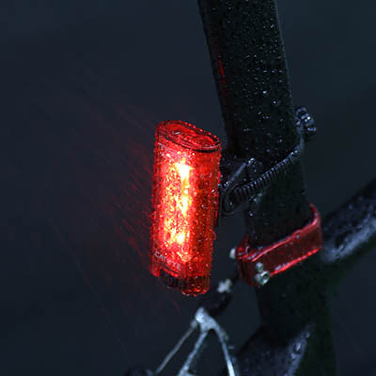 CAT EYE TIGHT KINETIC Rear Light - black/red