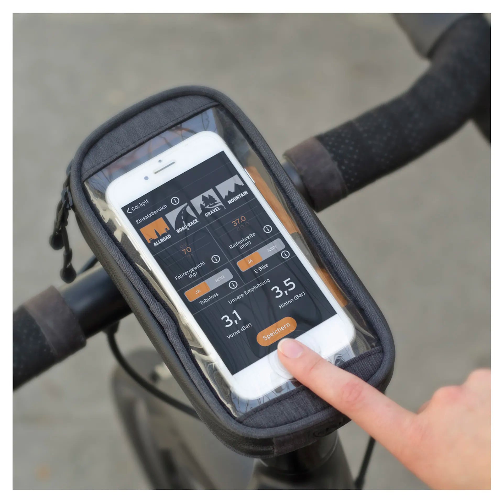 SKS COMPIT STEM + COM SMARTBAG telefonholder sæt