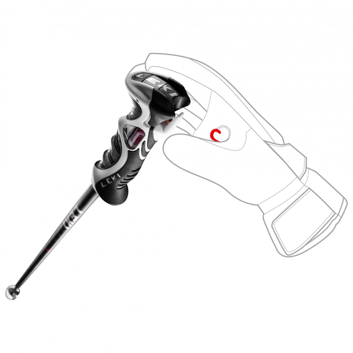 LEKI Bold Lite S – kijki narciarskie alpejskie