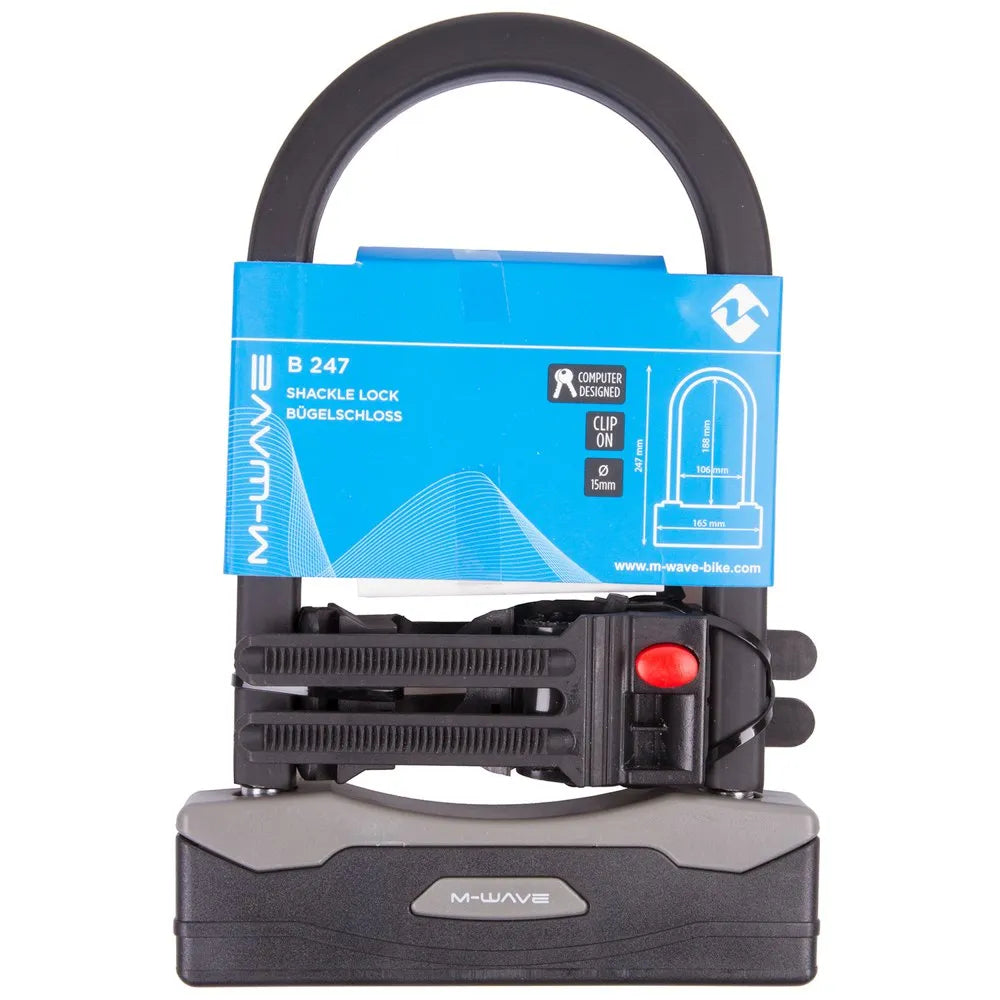 M-WAVE B 247 SHACKLE LOCK 165x247mm