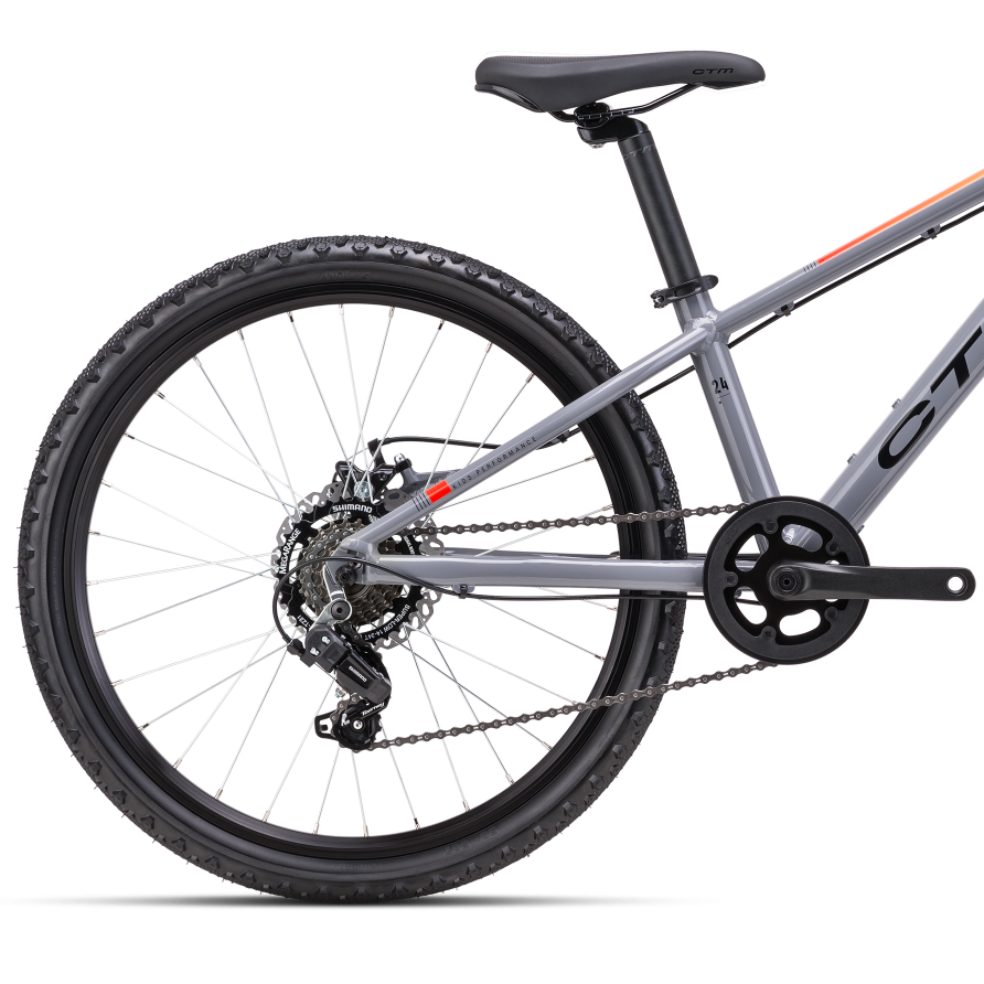 CTM ROCKY 3.0 24 bērnu velosipēds – pelēks