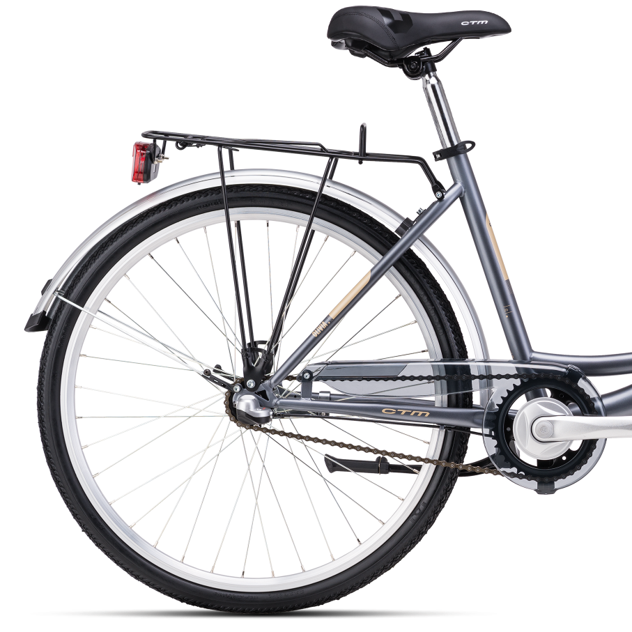 CTM OLIVIA 3.0 26'' women's bike - matt dark grey / gold