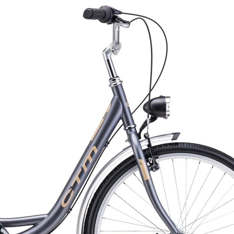 CTM OLIVIA 3.0 26'' women's bike - matt dark grey / gold