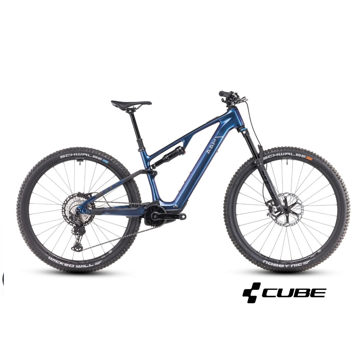 CUBE AMS HYBRID ONE44 C:68X SLX 400X 29 full suspension bike - deepcobalt´n´black
