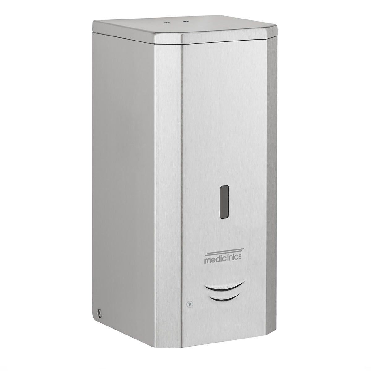 MEDICLINICS DJ0037ACS surface automatic liquid soap dispenser - satin finish, 1L - MEDICLINICS - Evelostore