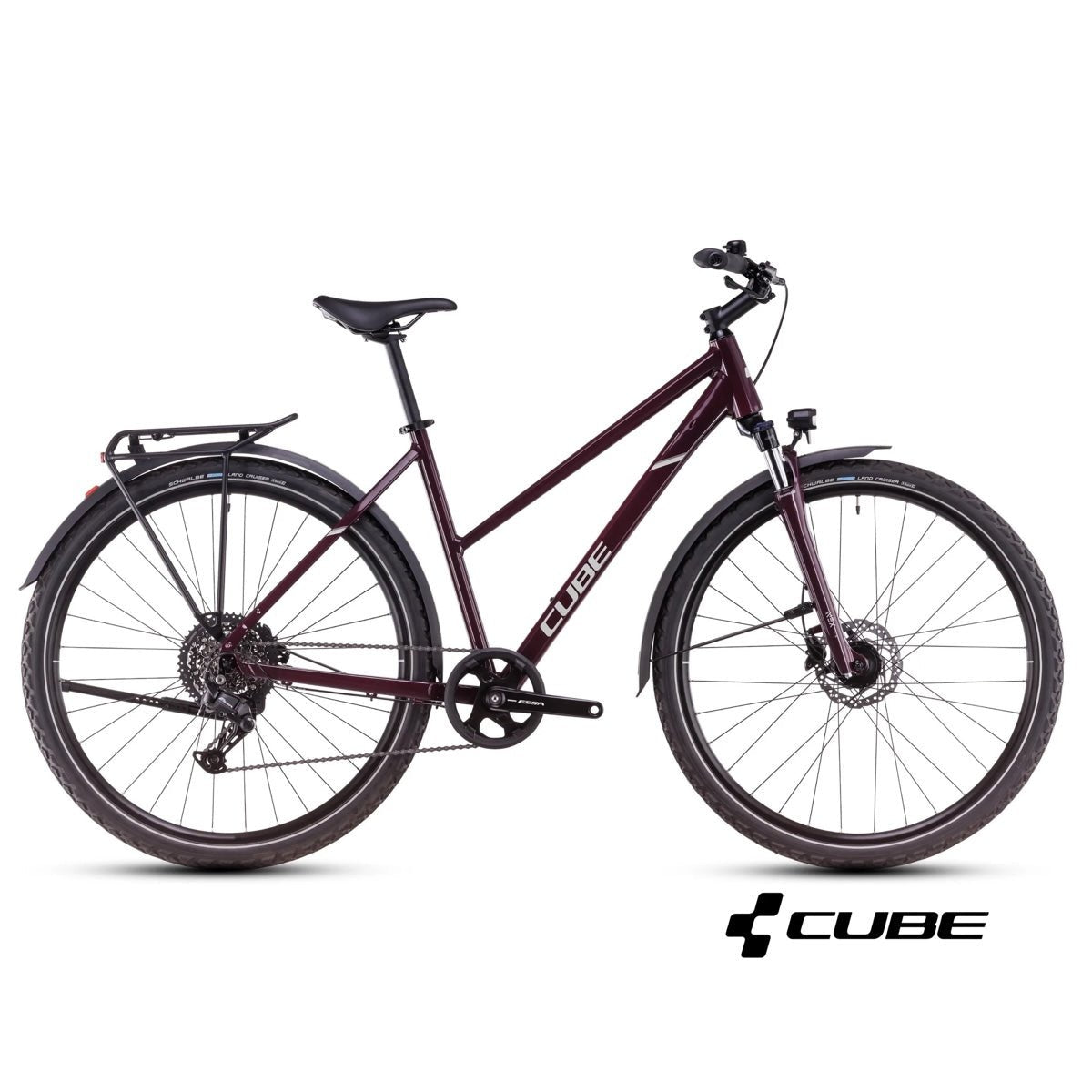 CUBE NATURE ONE ALLROAD trekking bike - amarone/lunar - CUBE - Evelostore