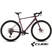 CUBE NUROAD SLX molotov´n´black gravel velosipēds