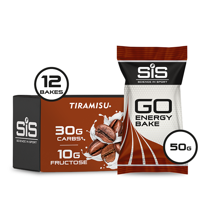 SIS GO ENERGY Bakes 12pcs x 50g - Tiramisu