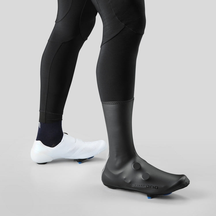 SHIMANO Dual Fit regnskosovertræk – sort