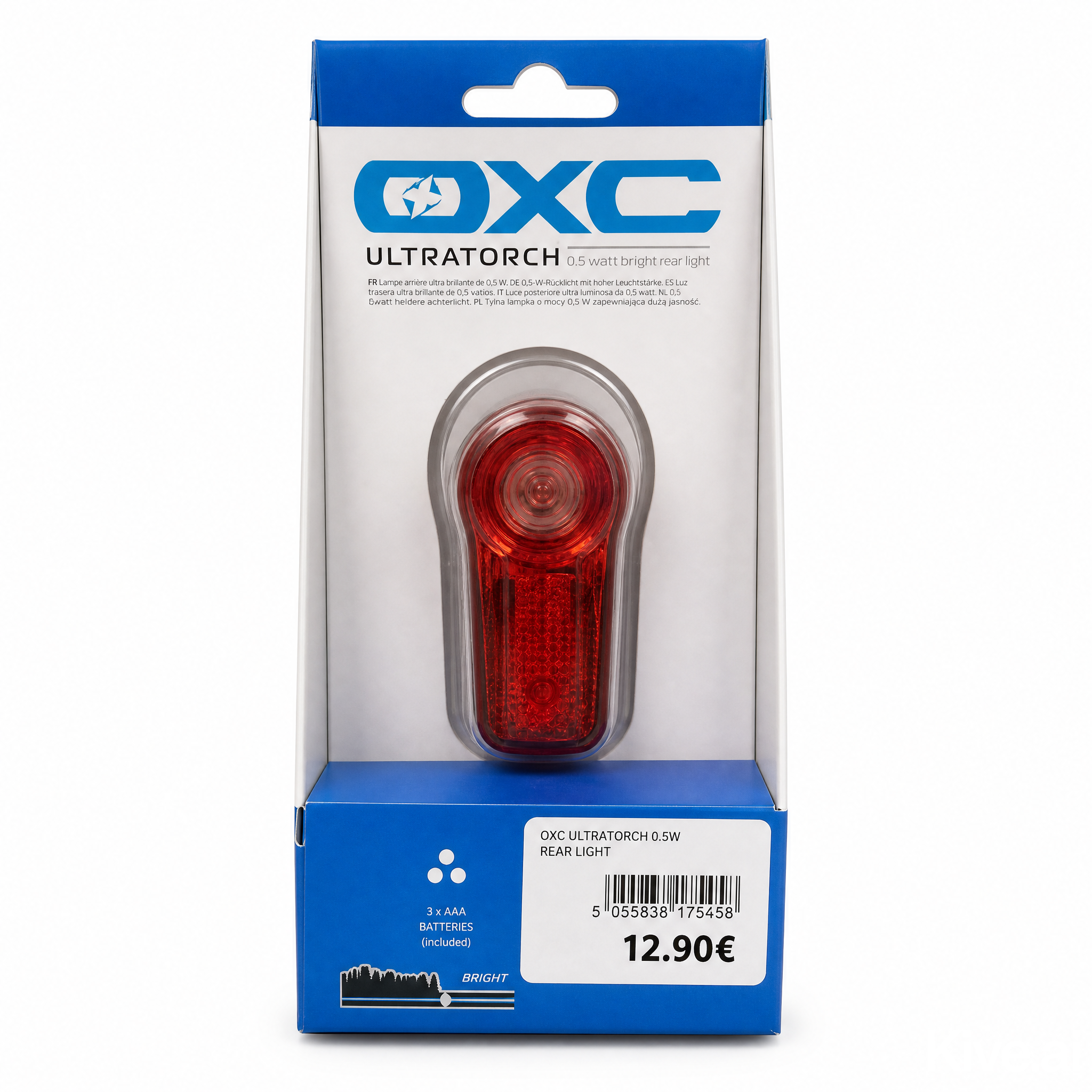 OXC ULTRATORCH 0.5WATT Rear light - black