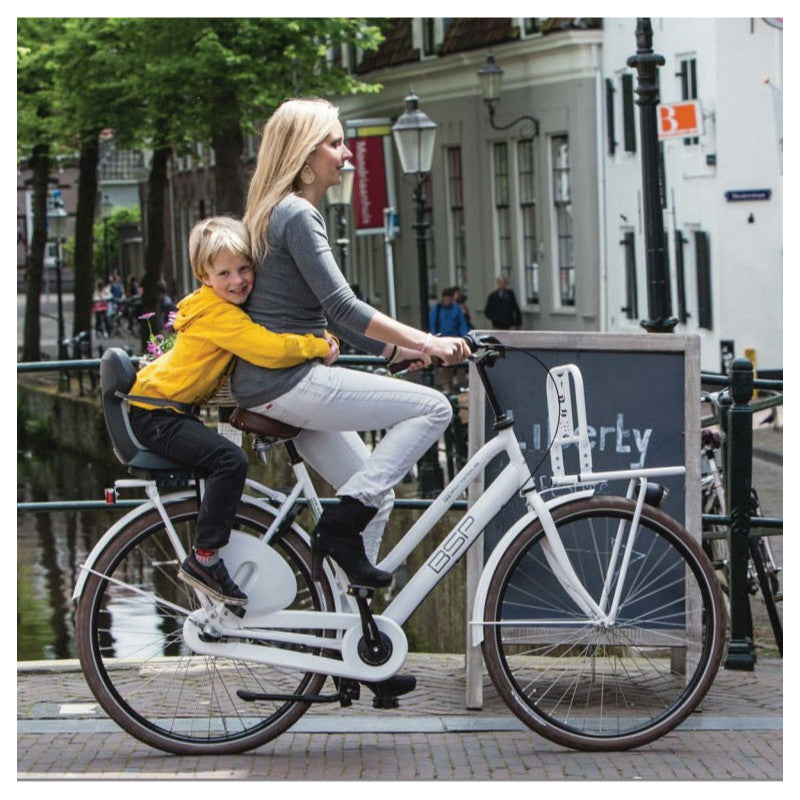 POLISPORT GUPPY JUNIOR vaikiška dviračio sėdynė bagažinei – juoda