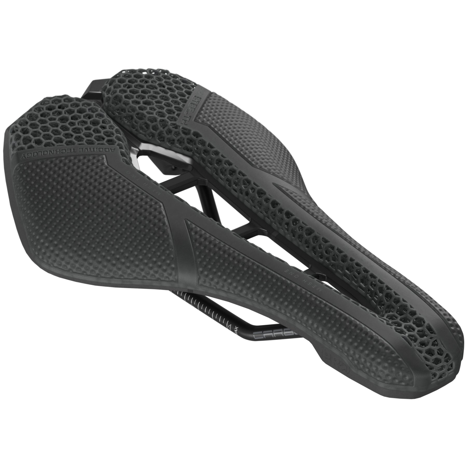 Siodełko PRO PRO Stealth 3D Team – pręty z włókna węglowego – czarne