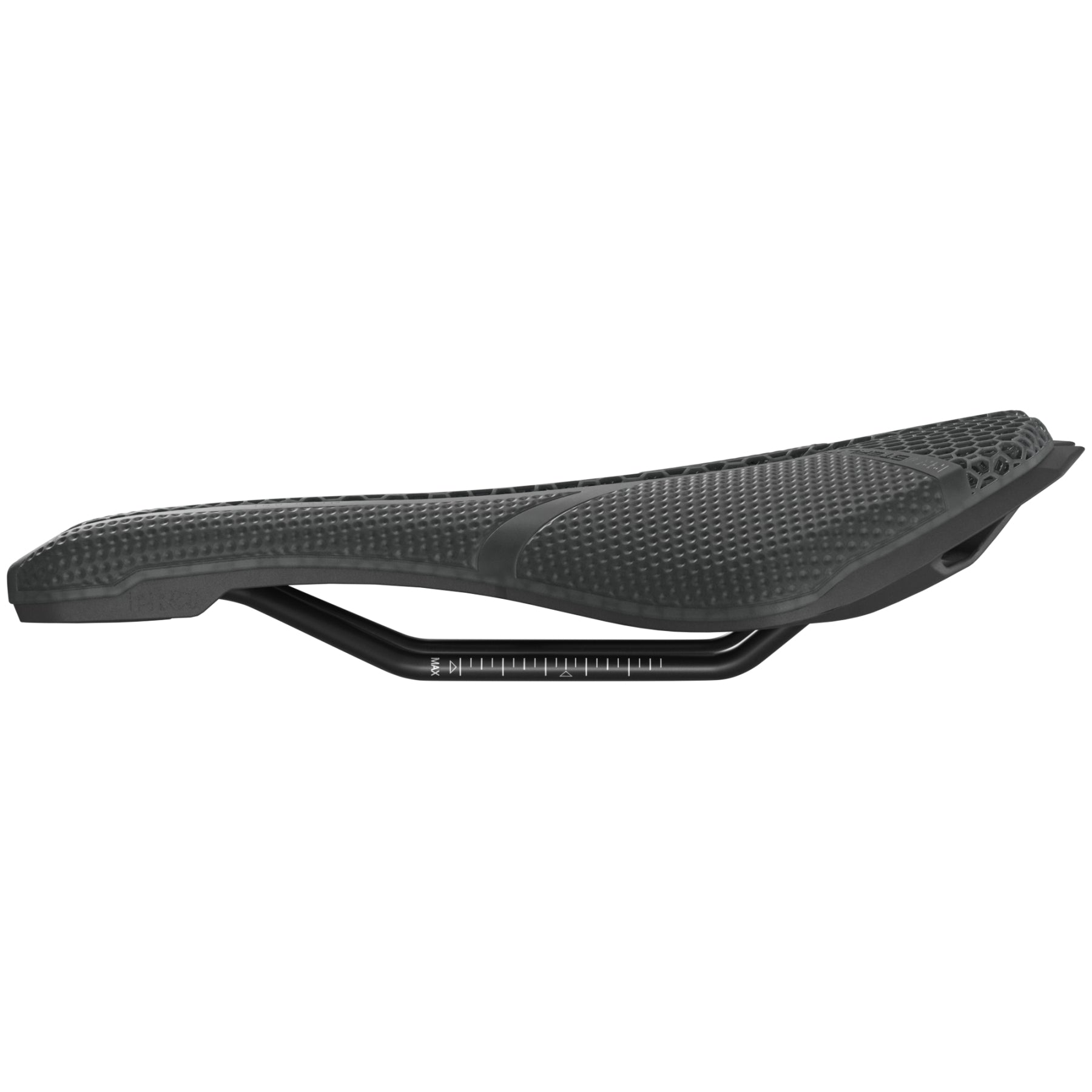 Siodełko PRO PRO Stealth 3D Team – pręty z włókna węglowego – czarne